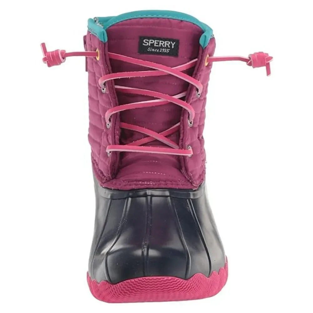 Sperry Top-Sider girls Child Saltwater Multicolor Boot Size 10 (M) NWT